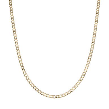 Pre-Owned 9ct Yellow Gold 19" Curb Chain Necklace