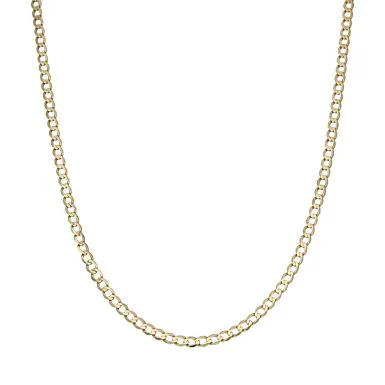 Pre-Owned 9ct Yellow Gold 19" Curb Chain Necklace