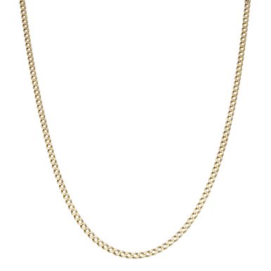 Pre-Owned 9ct Yellow Gold 23" Curb Chain Necklace