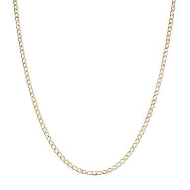 Pre-Owned 9ct Yellow Gold 20" Curb Link Chain Necklace