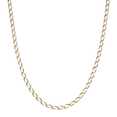 Pre-Owned 9ct Yellow Gold 20.5" Curb Chain Necklace