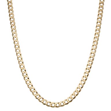 Pre-Owned 9ct Yellow Gold 21" Curb Chain Necklace