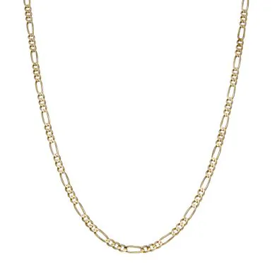 Pre-Owned 9ct Yellow Gold 18" Figaro Chain Necklace