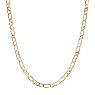 Pre-Owned 9ct Yellow Gold 20" Figaro Chain Necklace