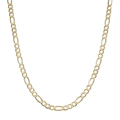 Pre-Owned 9ct Yellow Gold 20" Figaro Chain Necklace