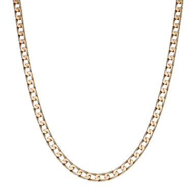 Pre-Owned 9ct Yellow Gold 18" Curb Chain Necklace