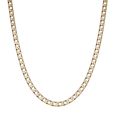 Pre-Owned 9ct Yellow Gold 18" Curb Chain Necklace