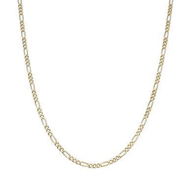 Pre-Owned 9ct Yellow Gold 24" Figaro Chain Necklace