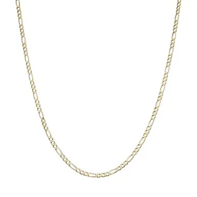 Pre-Owned 9ct Gold 21 Inch Slim Figaro Link Chain Necklace