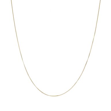 Pre-Owned 9ct Yellow Gold 18" Fine Curb Link Chain Necklace