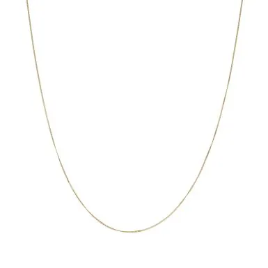 Pre-Owned 9ct Yellow Gold 18" Fine Curb Link Chain Necklace