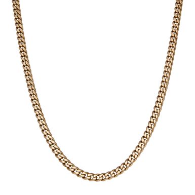 Pre-Owned 9ct Yellow Gold 18" Close Curb Chain Necklace