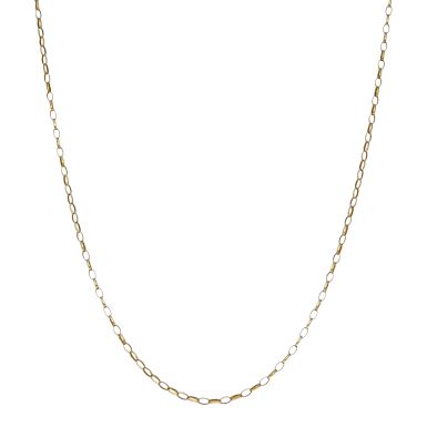 Pre-Owned Vintage 1987 9ct Gold 21" Belcher Chain Necklace