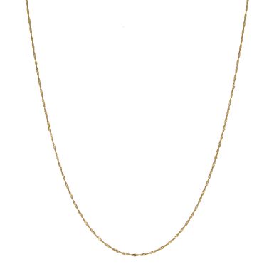 Pre-Owned 9ct Yellow Gold 18" Fine Singapore Chain Necklace