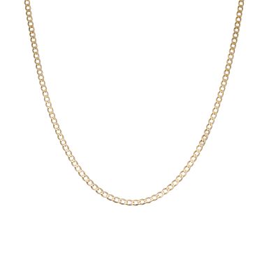 Pre-Owned 9ct Yellow Gold 16" Curb Link Chain Necklace