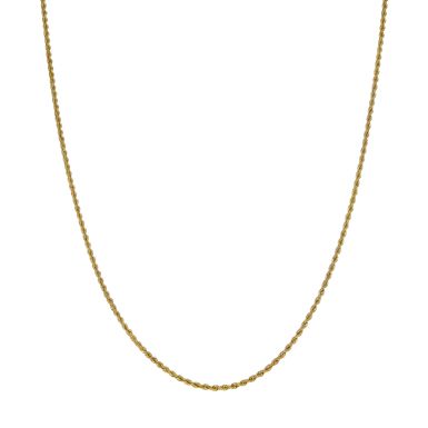 Pre-Owned 9ct Yellow Gold 18 Inch Rope Chain Necklace