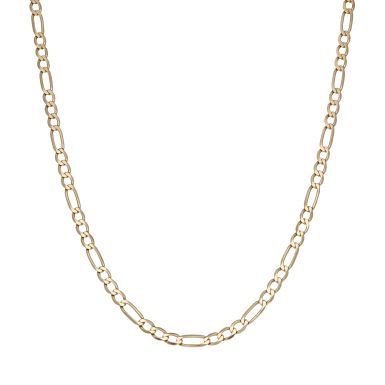 Pre-Owned 9ct Yellow Gold 18" Figaro Chain Necklace