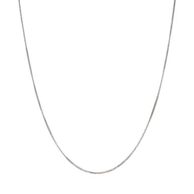 Pre-Owned 9ct White Gold 18" Foxtail Link Chain Necklace