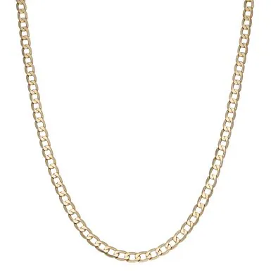 Pre-Owned 9ct Yellow Gold 20" Curb Chain Necklace