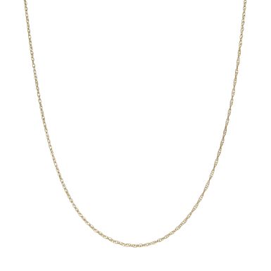 Pre-Owned 9ct Yellow Gold 22" P.O.W Twist Link Chain Necklace