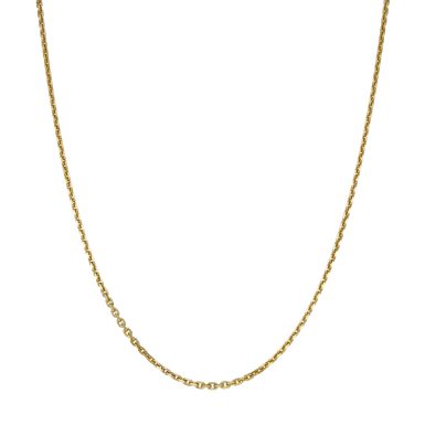 Pre-Owned 9ct Yellow Gold 30" Diamond-Cut Belcher Chain Necklace