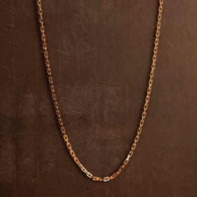 Pre-Owned Vintage 1977 9ct Gold 22" Belcher Chain Necklet
