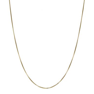 Pre-Owned Vintage 1990 9ct Gold 18" Box Link Chain Necklace