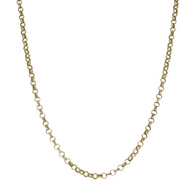 Pre-Owned 9ct Yellow Gold 20" Solid Belcher Chain Necklace