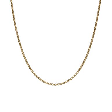 Pre-Owned 9ct Yellow Gold 16" Belcher Chain Necklace