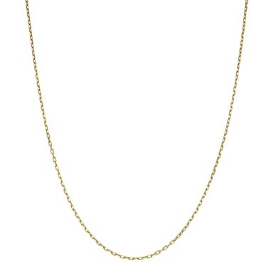 Pre-Owned 9ct Yellow Gold 18" Diamond-Cut Belcher Chain Necklace