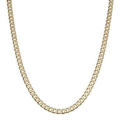 Pre-Owned 9ct Yellow Gold 28" Heavy Curb Chain Necklace