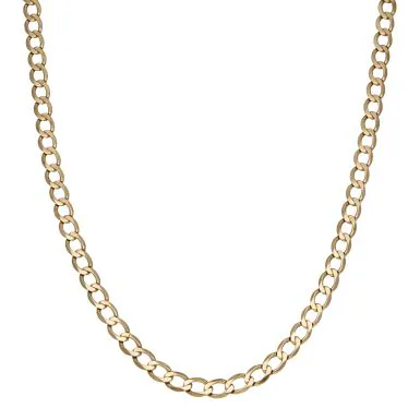 Pre-Owned 9ct Yellow Gold 20" Curb Chain Necklace