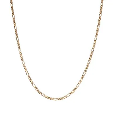 Pre-Owned 9ct Yellow Gold 18" 5:1 Figaro Chain Necklace
