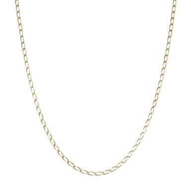 Pre-Owned 9ct Yellow Gold 20" Open Link Curb Chain Necklace