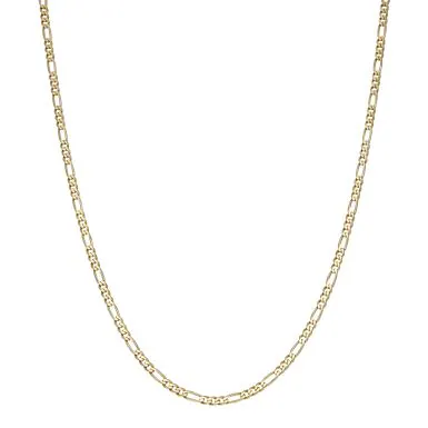 Pre-Owned 9ct Yellow Gold 18" Figaro Link Chain Necklace