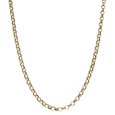 Pre-Owned 9ct Yellow Gold 20.5 Inch Belcher Chain Necklace