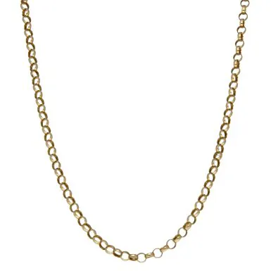 Pre-Owned 9ct Yellow Gold 20.5 Inch Belcher Chain Necklace