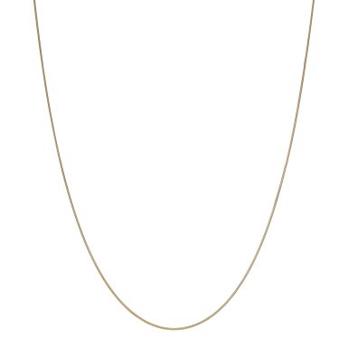 Pre-Owned 9ct Yellow Gold 19" Slim Link Curb Chain Necklace