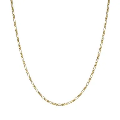 Pre-Owned 9ct Yellow Gold 18" Figaro Link Chain Necklace
