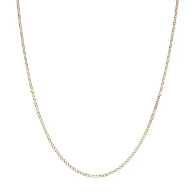 Pre-Owned 9ct Yellow Gold 21" Curb Chain Necklace