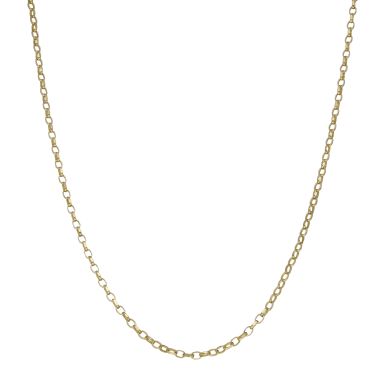 Pre-Owned 9ct Yellow Gold 24" Slim Link Belcher Chain Necklace