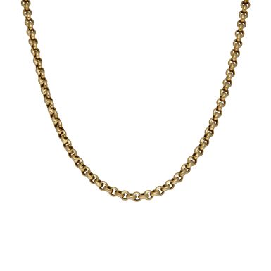 Pre-Owned 9ct Yellow Gold 16" Belcher Chain Necklace