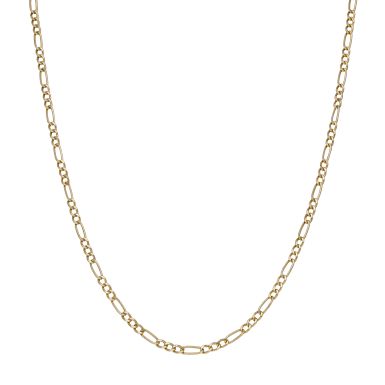 Pre-Owned 9ct Yellow Gold 22" Figaro Link Chain Necklace