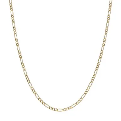 Pre-Owned 9ct Yellow Gold 22" Figaro Link Chain Necklace
