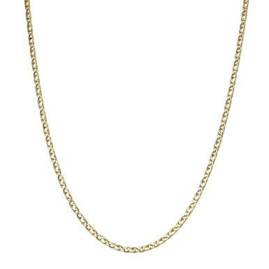 Pre-Owned 9ct Yellow Gold 19" Solid Anchor Style Chain Necklace