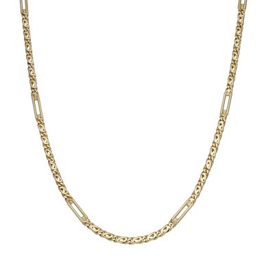 Pre-Owned Vintage 1989 9ct Gold 20" Fancy Link Chain Necklace
