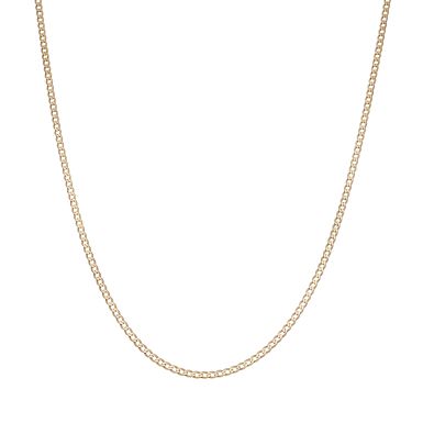 Pre-Owned 9ct Yellow Gold 24" Slim Link Curb Chain Necklace