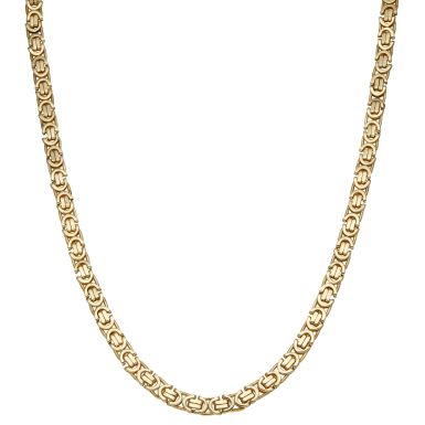 Pre-Owned 9ct Gold Solid 20 Inch Byzantine Chain Necklace