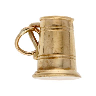 Pre-Owned 9ct Yellow Gold Hollow Tankard Charm