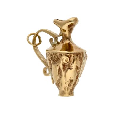 Pre-Owned 9ct Yellow Gold Ornate Jug Charm